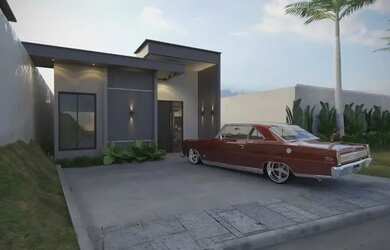 Imagem: A casa em condomínio possui 2 Dormitórios, 2 Banheiros, 2