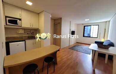 Imagem: O studio possui 1 Dormitório, 1 Banheiro, 1 Vaga na garagem