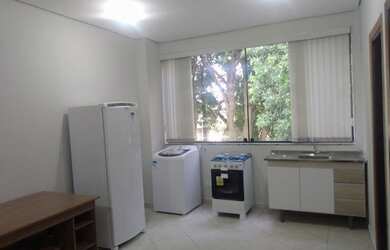 Imagem: O apartamento possui 1 Dormitório, 1 Banheiro, 38m² de Área