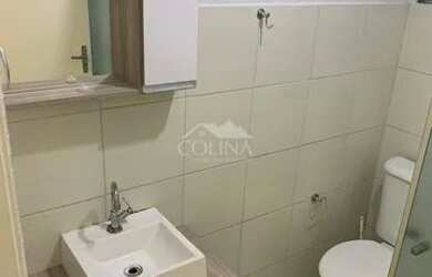 Imagem: O apartamento possui 2 Dormitórios, 1 Banheiro, 1 Vaga na garagem