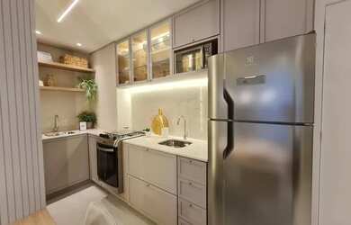 Imagem: O apartamento possui 2 Dormitórios, 1 Banheiro e 35m² de Área