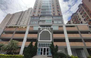 Imagem: O apartamento possui 1 Dormitório, 1 Banheiro, 1 Vaga na garagem