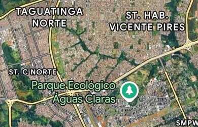 Imagem: O terreno possui 400m² de Área e está localizado em Taguatinga