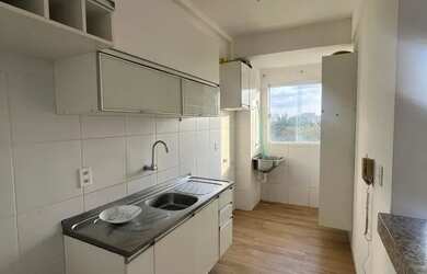 Imagem: O apartamento possui 1 Dormitório, 2 Banheiros, 1 Vaga na garagem