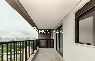 Imagem: O apartamento possui 1 Dormitório, 1 Banheiro, 1 Vaga na garagem