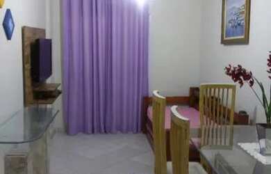 Imagem: O apartamento possui 1 Dormitório, 1 Banheiro, 1 Vaga na garagem