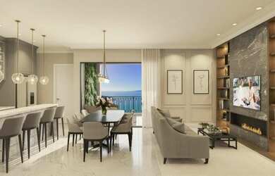 Imagem: O apartamento possui 3 Dormitórios, 3 Banheiros, 2 Vagas na