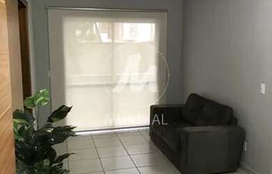 Imagem: O apartamento possui 1 Dormitório, 1 Banheiro, 1 Vaga na garagem