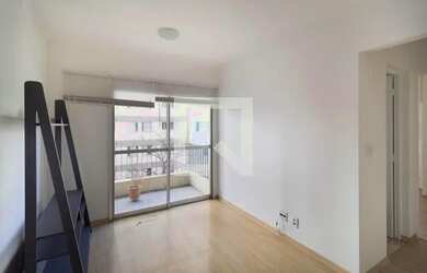 Imagem: O apartamento possui 1 Dormitório, 1 Banheiro, 1 Vaga na garagem