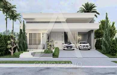 Imagem: A casa em condomínio possui 4 Dormitórios, 4 Banheiros, 4