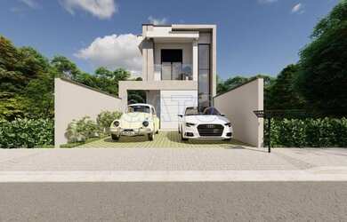 Imagem: A casa em condomínio possui 3 Dormitórios, 3 Banheiros, 2