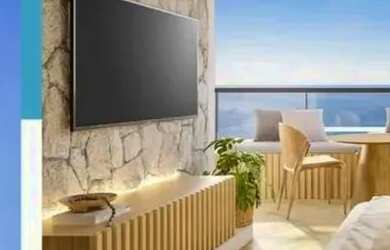 Imagem: O apartamento possui 1 Dormitório, 1 Banheiro, 1 Vaga na garagem