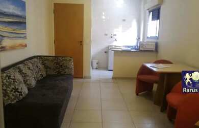 Imagem: O studio possui 1 Dormitório, 1 Banheiro, 1 Vaga na garagem