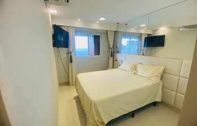 Imagem: O apartamento possui 1 Dormitório, 1 Banheiro, 1 Vaga na garagem