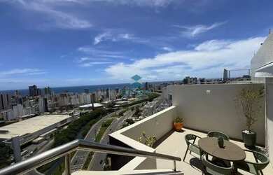 Imagem: O apartamento na cobertura possui 3 Dormitórios, 3 Banheiros