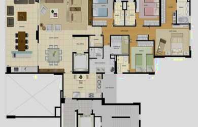 Imagem 3: Venda de Apartamento com 4 suítes no Jardim Goiás em andar alto com...