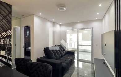 Imagem: O apartamento possui 1 Dormitório, 1 Banheiro, 1 Vaga na garagem