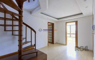 Imagem: O apartamento na cobertura possui 3 Dormitórios, 2 Banheiros