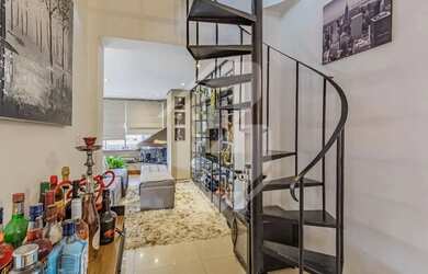 Imagem: O apartamento na cobertura possui 4 Dormitórios, 3 Banheiros