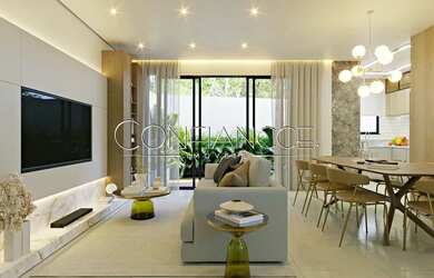 Imagem: A casa em condomínio possui 3 Dormitórios, 3 Banheiros, 2