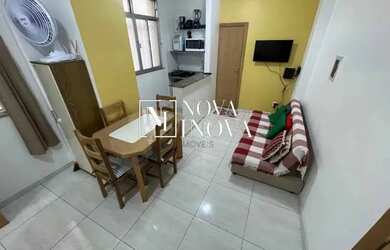 Imagem: O apartamento possui 1 Dormitório, 1 Banheiro, 35m² de Área