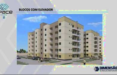 Imagem: O apartamento possui 2 Dormitórios, 2 Banheiros, 1 Vaga na