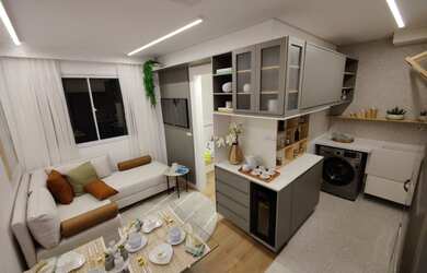 Imagem: O apartamento possui 2 Dormitórios, 1 Banheiro, 35m² de Área