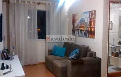 Imagem: O apartamento possui 2 Dormitórios, 1 Banheiro, 1 Vaga na garagem