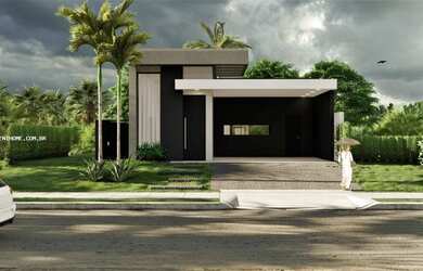 Imagem: A casa em condomínio possui 3 Dormitórios, 4 Banheiros, 2