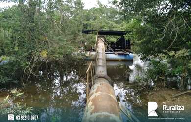 Imagem 16: Fazenda de projeto irrigado por controle de lençol freático na Lagoa...