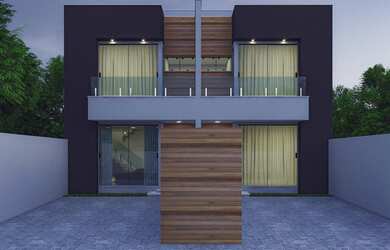 Imagem: A casa em condomínio possui 3 Dormitórios, 3 Banheiros, 2