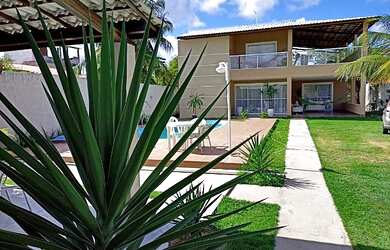 Imagem: A casa em condomínio possui 5 Dormitórios, 5 Banheiros, 5