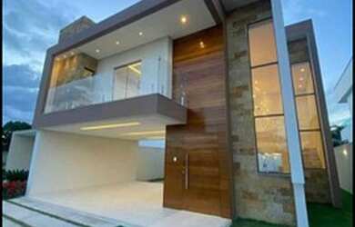 Imagem: A casa possui 5 Dormitórios, 3 Banheiros, 1 Vaga na garagem