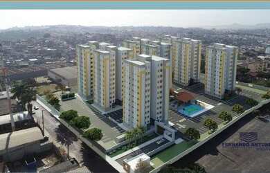 Imagem: O apartamento possui 2 Dormitórios, 1 Banheiro, 1 Vaga na garagem