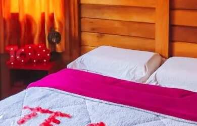 Imagem 8: Chacara terra arenosa , chalés aconchegantes nas montanhas