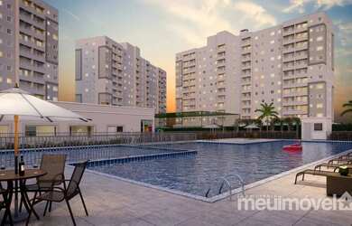 Imagem: O apartamento possui 2 Dormitórios, 1 Banheiro, 1 Vaga na garagem