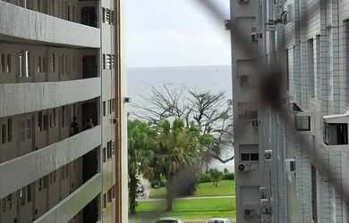 Imagem: O apartamento possui 1 Dormitório, 1 Banheiro, 1 Vaga na garagem