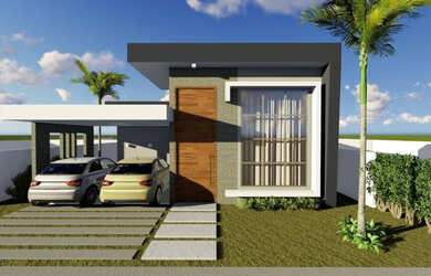 Imagem: A casa possui 3 Dormitórios e Imóvel novo e está localizado