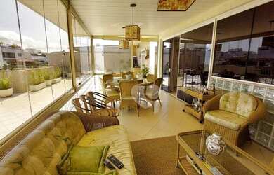 Imagem: O apartamento na cobertura possui 3 Dormitórios, 4 Banheiros