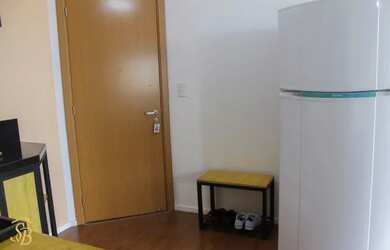 Imagem: O studio possui 1 Dormitório, 1 Banheiro, 1 Vaga na garagem