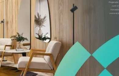 Imagem: O studio possui 1 Dormitório, 1 Banheiro, 1 Vaga na garagem