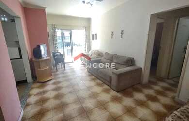 Imagem: O apartamento possui 1 Dormitório, 2 Banheiros, 1 Vaga na garagem