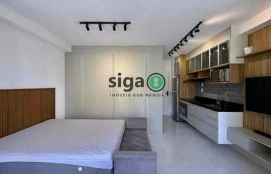 Imagem: O apartamento possui 1 Dormitório, 1 Banheiro, 31m² de Área