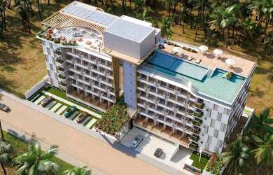 Imagem: O studio possui 1 Dormitório, 1 Banheiro, 1 Vaga na garagem