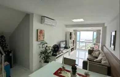 Imagem: O apartamento na cobertura possui 2 Dormitórios, 2 Banheiros