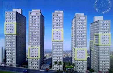 Imagem: O apartamento possui 1 Dormitório, 1 Banheiro, 1 Vaga na garagem