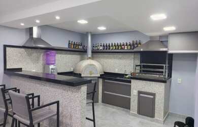 Imagem: A casa em condomínio possui 3 Dormitórios, 3 Banheiros, 3