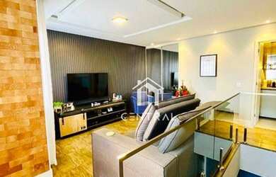 Imagem: O apartamento na cobertura possui 2 Dormitórios, 2 Banheiros