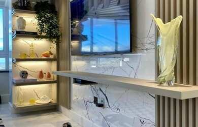 Imagem: O apartamento na cobertura possui 3 Dormitórios, 3 Banheiros