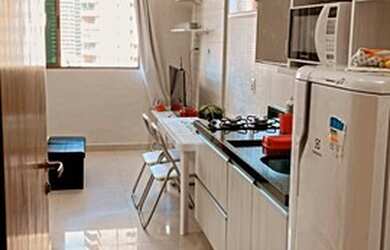 Imagem: O apartamento possui 1 Dormitório, 1 Vaga na garagem, Imóvel